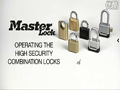 masterlock--玛斯特锁175MCND密码修改视频解析