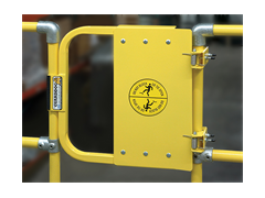 Roof Access Fall Protection, GuardDog self-closing safety gate,  BlueWater Mfg Inc  specializes in t图2