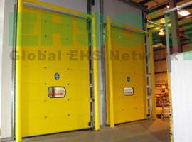Goal Post Dock Door Protection, dock door, shipping door protection, protect dock doors