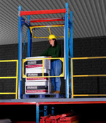 Rack Supported Mezzanine Safety Gate
