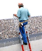 Step-Straight Ladder Railing OSHA Compliant