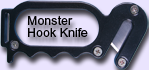 Monster Hook Knife--4.25 Aluminum, Single Replaceable Blade