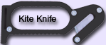 Kite Knife--4 Polycarbonate, Single Replaceable Blade