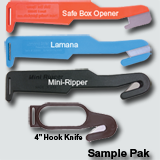 SamplePak--0 Polycarbonate, Single Blade Disposable