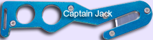 Captain Jack Hook Knife--6.875 Aluminum, Single Replaceable Blade