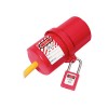 玛斯特487MCN 电插头锁具，MasterLock 安全锁，电力行业锁具