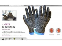 迷彩钢丝防割手套 0078 Camouflage Gloves图2