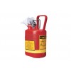 4升椭圆形聚乙烯安全罐I类 JUSTRITE  14160Z  Oval Safety Can for flammables, S/S hardware, flame arrester, 1 gall