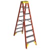 玻璃钢双侧梯 2.44m IA 类型 T6208CN  Fiberglass Twin Ladder