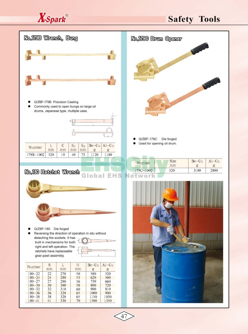 Non-Sparking, Non-Magnetic, Corrosion Resistant Tools by EHSCity EHSCity防爆、防磁、钛合金、特种工具大全》_页面_050
