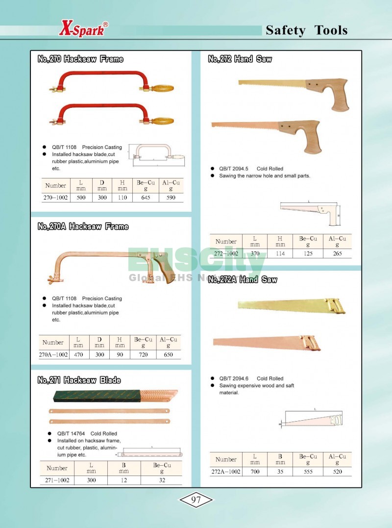 Non-Sparking, Non-Magnetic, Corrosion Resistant Tools by EHSCity EHSCity防爆、防磁、钛合金、特种工具大全》_页面_100