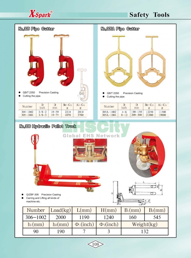 Non-Sparking, Non-Magnetic, Corrosion Resistant Tools by EHSCity EHSCity防爆、防磁、钛合金、特种工具大全》_页面_111