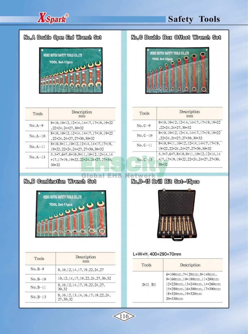 Non-Sparking, Non-Magnetic, Corrosion Resistant Tools by EHSCity EHSCity防爆、防磁、钛合金、特种工具大全》_页面_119