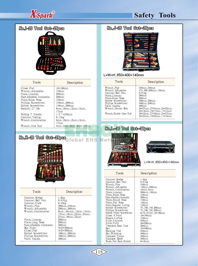 Non-Sparking, Non-Magnetic, Corrosion Resistant Tools by EHSCity EHSCity防爆、防磁、钛合金、特种工具大全》_页面_121