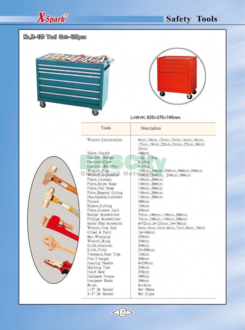 Non-Sparking, Non-Magnetic, Corrosion Resistant Tools by EHSCity EHSCity防爆、防磁、钛合金、特种工具大全》_页面_125