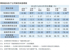 武钢2016社会责任报告安全指数