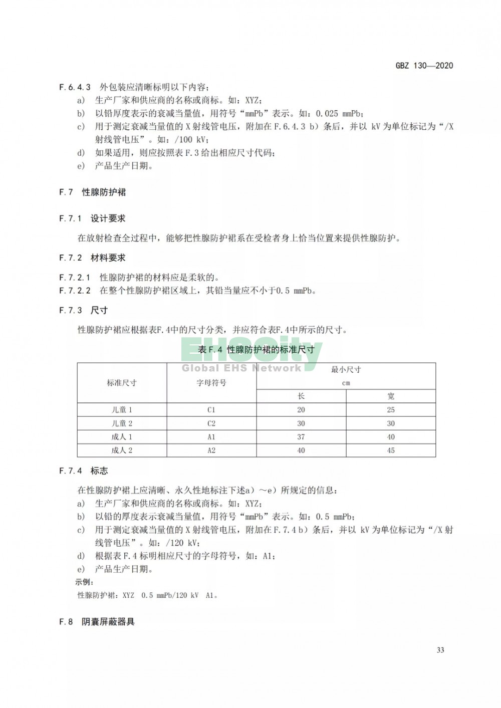 GBZ 130-2020放射诊断放射防护要求 (37)